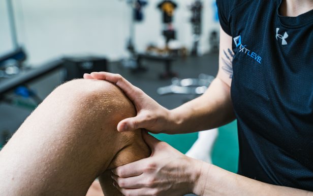 Next Level Physical Therapy for knee pain being performed in Southampton, PA