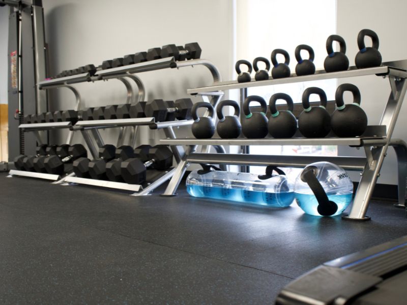 Marlton weights and kettle bells