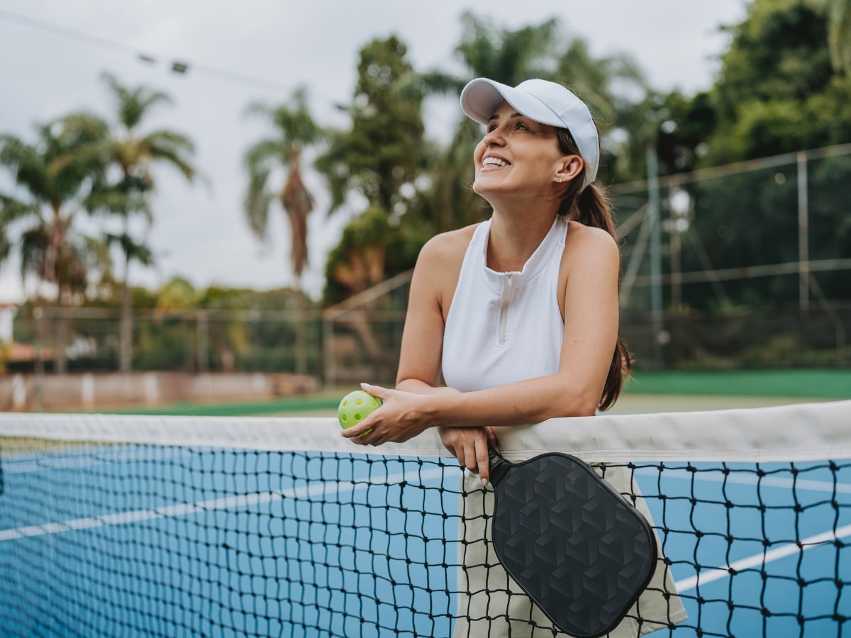 CONFIDENT ATHLETE DURING TRAINING ACTIVITY